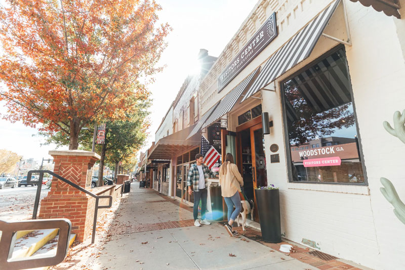 Woodstock-downtown Woodstock GA